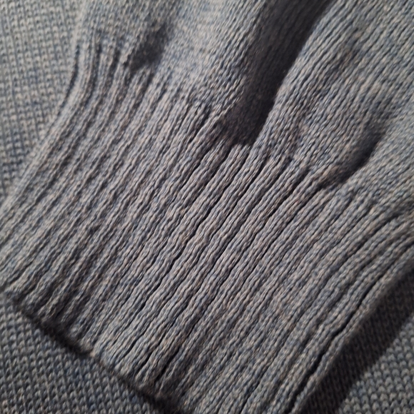 Club Room Men's Ribbed Four-Button Sweater, Blue Wing Hthr, Size XL NWT - Picture 8 of 16